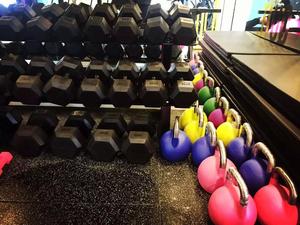 Interlocking <strong>Rubber</strong> Floor Mat <strong>Tile</strong> for Gym Fitness Room - Product Image 3