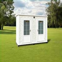 Toilettes mobiles modernes, détachables, faciles à installer, préfabriquées, sanitaires publics, douche, salle de bain, toilettes, école, extérieur, portables