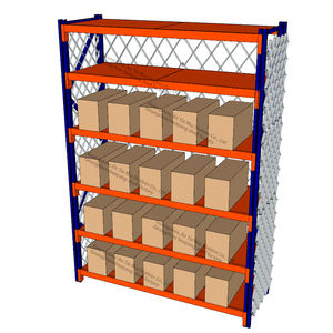 Легкая стойка для поддонов, промышленная сталь, тяжелая полка для складов, железная картонная полка, запасные части, розничная продажа, оптовый Производитель, 3100 кг - Product Image 1