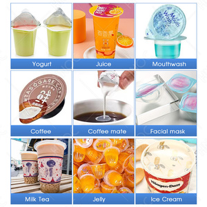 HNOC Automatic Jelly Butter <strong>Cup</strong> Seal Machine <strong>Mini</strong> Plastic Water Yogurt <strong>Cup</strong> Fill and Seal Machine - Product Image 6