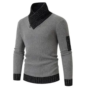 New Arrival Men'S Casual Slim Knit Pullover Long Sleeve Knitting Machine Knitwear Sweater Men Knitted Men Cotton Sweaters