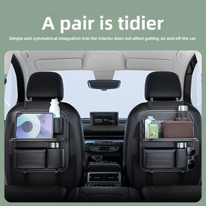 Children's Car <strong>Seat</strong> Back Organizer <strong>Storage</strong> Bag with Folding Table and Tray for Rear <strong>Seat</strong> - Product Image 2