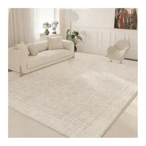 Cream Neutral Large Rug Soft Carpet Beige and Grey Warm Modern Decorative Carpets