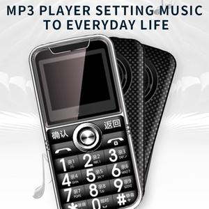 Teléfono M1 Senior de 2,0 pulgadas con doble SIM con altavoz, teclado más grande, diseño abatible, teclado QWERTY, fácil de usar <span class=keywords><strong>para</strong></span> <span class=keywords><strong>personas</strong></span> <span class=keywords><strong>mayores</strong></span> - Product Image 3