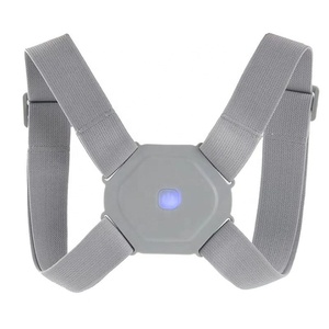 Soporte de espalda profesional unisex de nailon y elastano transpirable con sensor inteligente ajustable, corrector de postura anticurvatura para escuela primaria - Product Image 4
