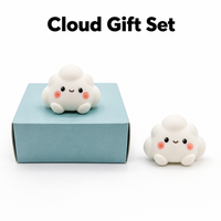 Jouets Squishy Nuageux et Moelleux, Corps Souple à Presser, Visage Mignon, Rose Blush, Rond Blanc, Décoration de Bureau