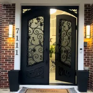 Hand forged entrance door