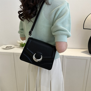 Wholesale Casual PU <strong>Leather</strong> Ladies <strong>Handbag</strong> Open Closure Pure Color Underarm <strong>Shoulder</strong> <strong>Bag</strong> Fashion Popular for <strong>Women</strong> - Product Image 4