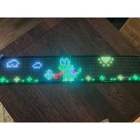Pantalla LED Flexible Ultrafina, Control por Aplicación Bluetooth, Letrero Desplazable con Animación DIY para Decoración de Fiestas, Conciertos y Festivales