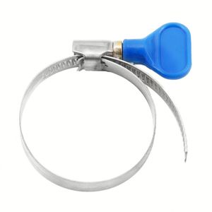 Collier de serrage multi-trous en acier au carbone plastifié, finition zinc, pour tube d'huile, trois trous, hydraulique, léger, DIN 3015 métrique - Product Image 1