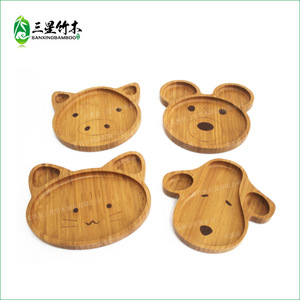 Plato de frutas de bambú estilo japonés, bandeja de hotel, plato creativo para almacenamiento de frutas y dulces, plato infantil de madera maciza. - Product Image 2