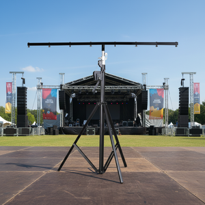 Soporte de Iluminación de Una Sola Capa, 2-4m, 60KG, Estructura de Aluminio Resistente para Iluminación de Escenario, Equipo para DJ y Eventos - Product Image 2