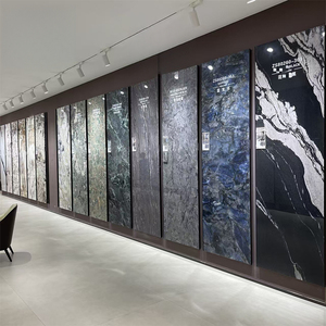 Fábrica de placas de roca de Guangdong, piedra de mármol de lujo de 800*2600, estilo Monet Garden Four-season, para sala de estar y cocina - Product Image 2