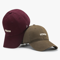 Casquette de baseball unisexe décontractée et respirante, style rétro, effet délavé, broderie 3D élégante