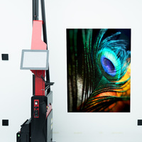 Impresora de pared de inyección de tinta UV para publicidad TCP1000 HD, equipo de máquina, efecto 3D, impresora de pared de papel de arte Vertical automática