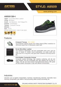 ANTENG Zapatos <span class=keywords><strong>de</strong></span> Seguridad KPU Superior Ancho Compuesto Toe Aislamiento Eléctrico Protección del Pie Antideslizante PARA EL <span class=keywords><strong>Trabajo</strong></span> Eléctrico <span class=keywords><strong>DE</strong></span> LA Planta <span class=keywords><strong>de</strong></span> Energía - Product Image 2