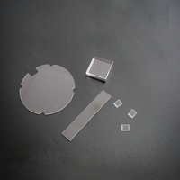 Plaque de verre saphir optique ultra-mince sur mesure de 0,33 mm, 0,28 mm, 0,4 mm, 0,5 mm, 1 mm d'épaisseur, prix plat