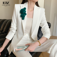 En Gros Vêtements de Mode pour Femmes, Ensemble Costume et Veste 2 Pièces, Tenue Professionnelle pour Bureau
