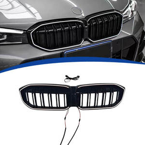2025 lumière LED calandre noir carbone ABS voiture calandre pare-chocs radiateur partie pour BMW G20 LCI 2024 <span class=keywords><strong>2023</strong></span> 2021 <span class=keywords><strong>2022</strong></span> Tuning accessoire - Product Image 1