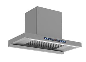 Hotte aspirante T28-BP(DC) en acier inoxydable murale avec commande tactile intelligente, filtre à déflecteur, évacuation ventilée, classe d'efficacité énergétique - Product Image 1