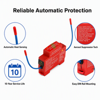 Dispositif d'extinction d'incendie automatique à aérosol condensé sur rail DIN, unité de suppression d'incendie à aérosol chaud pour armoire de distribution