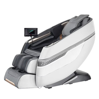 Fauteuil de massage de luxe 4D SL Track à gravité zéro avec chauffage intégral et respectueux de l'environnement, personnalisable avec logo pour commande en gros, 110-240V, directement de l'usine