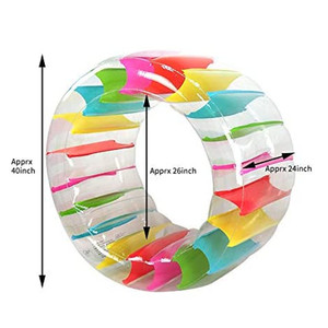 Inflatable Water Roller 100x60cm Colored PVC Outdoor Pool Toy For Kids And Adults - Product Image 4