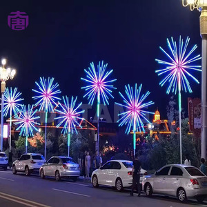 Vibrant LED Firework Tree <b>Light</b> Waterproof Illuminated Holiday Ornament for Plaza Park Resort Scenic Display for Sale - Product Image 6