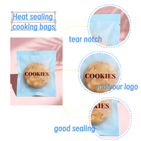 Sacs d'emballage individuels personnalisés en plastique transparent dépoli thermoscellables pour aliments, bonbons, biscuits et cookies avec votre logo