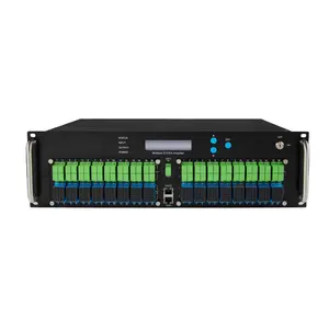 Alta potencia Multi 64 puertos 3RU EDFA 1550nm EPON GPON 10GPON EDFA amplificador con CWDM