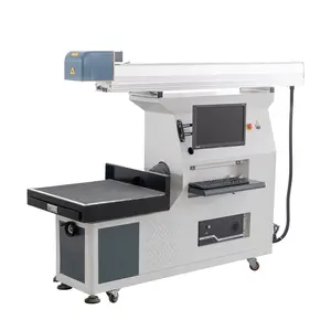 Machine de découpe laser CO2 3D avec tube laser en verre pour matériaux non métalliques en plastique bambou cuir