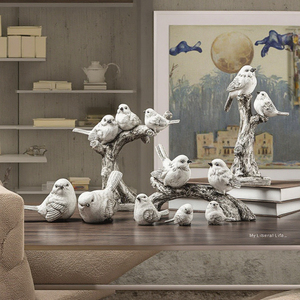 Usine directe Style européen minimaliste Animal résine 3D peint à la main écologique <span class=keywords><strong>Figurine</strong></span> tronc d'arbre cadeaux d'anniversaire pour enfants - Product Image 3