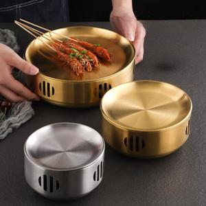 韩式不锈钢商用烧烤保温炉、蜡烛炉商用干锅加热炉 - Product Image 1