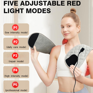 Alat Terapi Cahaya Merah 660nm&850nm untuk Bahu dan Leher, Perangkat Terapi Cahaya Merah Portabel dengan Pemanas - Product Image 2