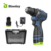 Perceuse sans fil 16,8 V sans balais, 2 vitesses réglables, kit perceuse-visseuse avec batterie et chargeur