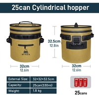Sac isotherme MIREN de haute qualité, moderne, avec logo personnalisé, en TPU imperméable, 18L, pour usage extérieur, nourriture, vin, bière, canettes