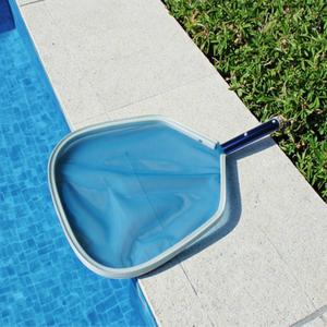 Écumoire à feuilles <span class=keywords><strong>en</strong></span> aluminium avec poignée anodisée bleue - Product Image 3