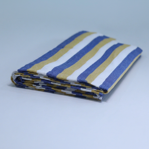 Drap plat en coton rayé 250TC 30s, lavable, de qualité, pour adultes, hôpitaux, maisons et hôtels, respirant - Product Image 3