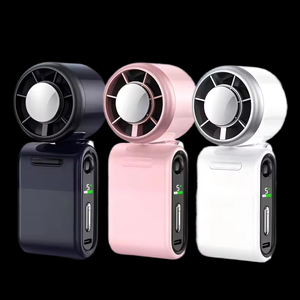 Ventilador de Mano de Alta Velocidad de 3000 mAh con 3 Velocidades, Recargable Tipo C, Función de Banco de Energía, Ventiladores Turbo Portátiles para Viajes al Aire Libre - Product Image 6