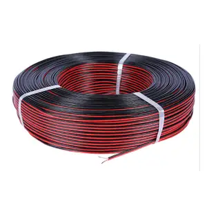 26AWG UL2468 PVC Insulated Tinned Copper Cable 2Pin Wires Double Core LED Lamp Environmental Internal Line