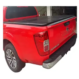 공장 판매 전체 알루미늄 트럭 침대 커버 블랙 하드 삼중 Tonneau 커버 닛산 navara np300 D23 D40 D22 픽업