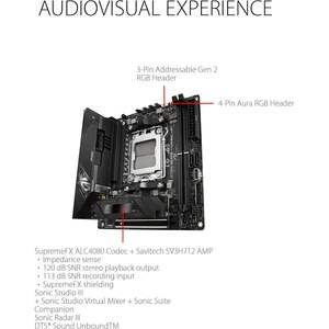 Carte mère ASUS ROG Strix B650E-I Gaming WiFi AM5 Mini-ITX DDR5 compatible Ryzen - Product Image 3