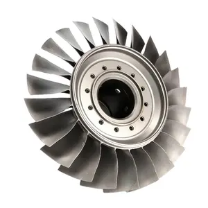 Cuchillas de ventilador en espiral, mecanizado Cnc personalizado de titanio de 5 ejes, impulsor de aluminio 6061 7075, servicio de mecanizado Cnc