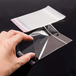400 pcs 3.5 x 3.3 Inch Clear Plastic <b>Bags</b>, Resealable Adhesive Cello\/Cellophane Treat <b>Bags</b> Self <b>Sealing</b> OPP <b>Bags</b> - Product Image 5