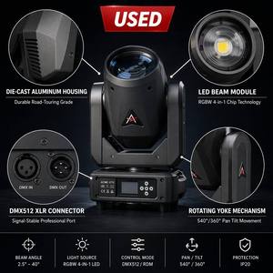 Luz de Escenario Usada Stagelight ACME GTD LED Beam Moving Head, Iluminación para Conciertos DMX512, Luz de Escenario Reacondicionada con 1 Año de Garantía - Product Image 1