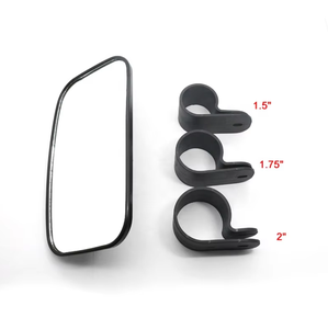 Wholesale New Rectangle <b>Plastic</b> UTV ATV Side <b>Mirrors</b> Mounting Brackets for 1.5" 1.75" 2" Rectangles UTV ATV Accessories - Product Image 3