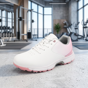 Calzado Deportivo Personalizado de Talla Grande, Calzado Profesional Transpirable y Moderno con Tacos para Golf, de Cuero Genuino para Hombre, para Verano - Product Image 3