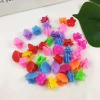 Pinces à cheveux en plastique de 1,8 cm pour femmes, accessoires capillaires quotidiens, petites pinces à cheveux en plastique multi-formes, décorations capillaires pour filles