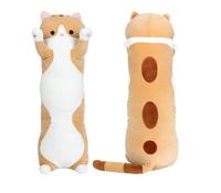 Échantillon gratuit, oreiller en peluche pour chat géant long et super doux de haute qualité, jouet en peluche en forme de chat long de 150 cm