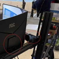 Support d'écran pour simulateur de course, fixation pour support triple écran, plaque de connexion angulaire, connecteur fixe de forme triangulaire